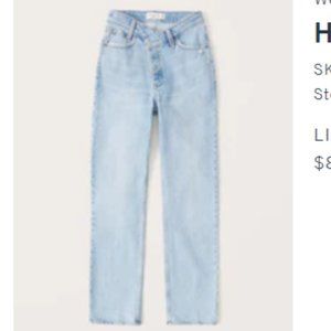 High Rise Dad Jean/ Mom Jean/ Abercrombie & Fitch 30